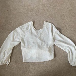 White Wilfred Blouse with Tie